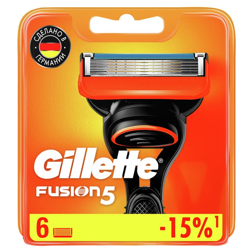 Средства для бритья GILLETTE Сменные кассеты для бритья FUSION5 – купить в Москве по цене 883 рублей в интернет-магазине Л’Этуаль с доставкой