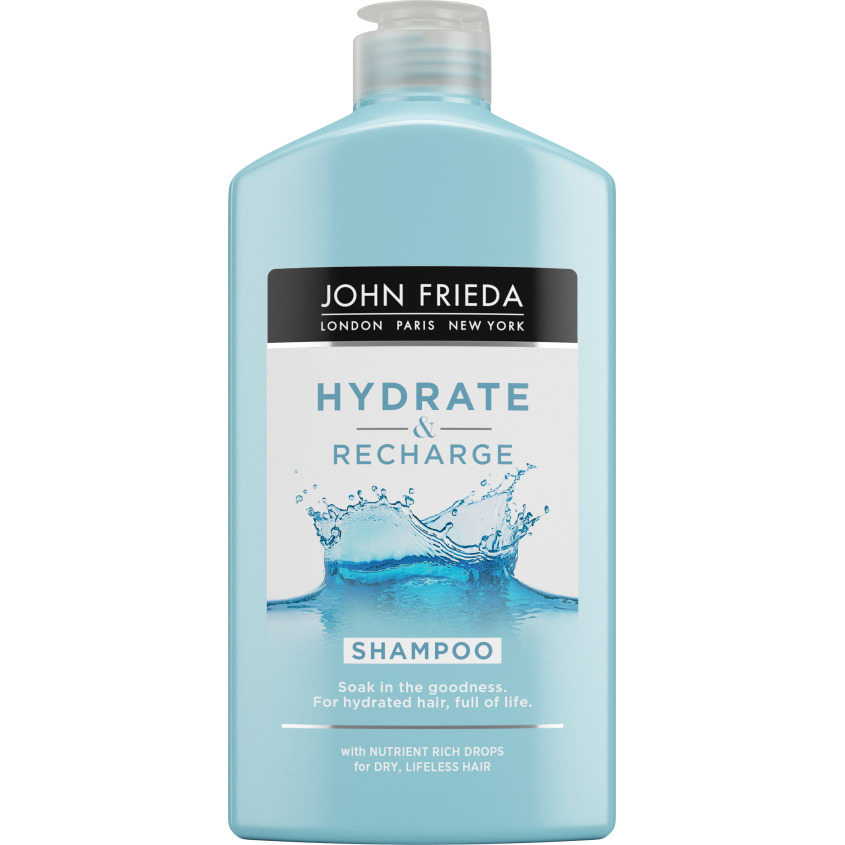 фото John frieda увлажняющий шампунь для сухих волос hydrate & recharge