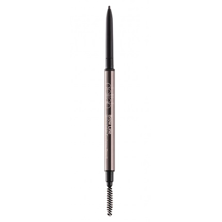 фото Delilah карандаш для бровей с щеточкой brow line retractable eyebrow pencil