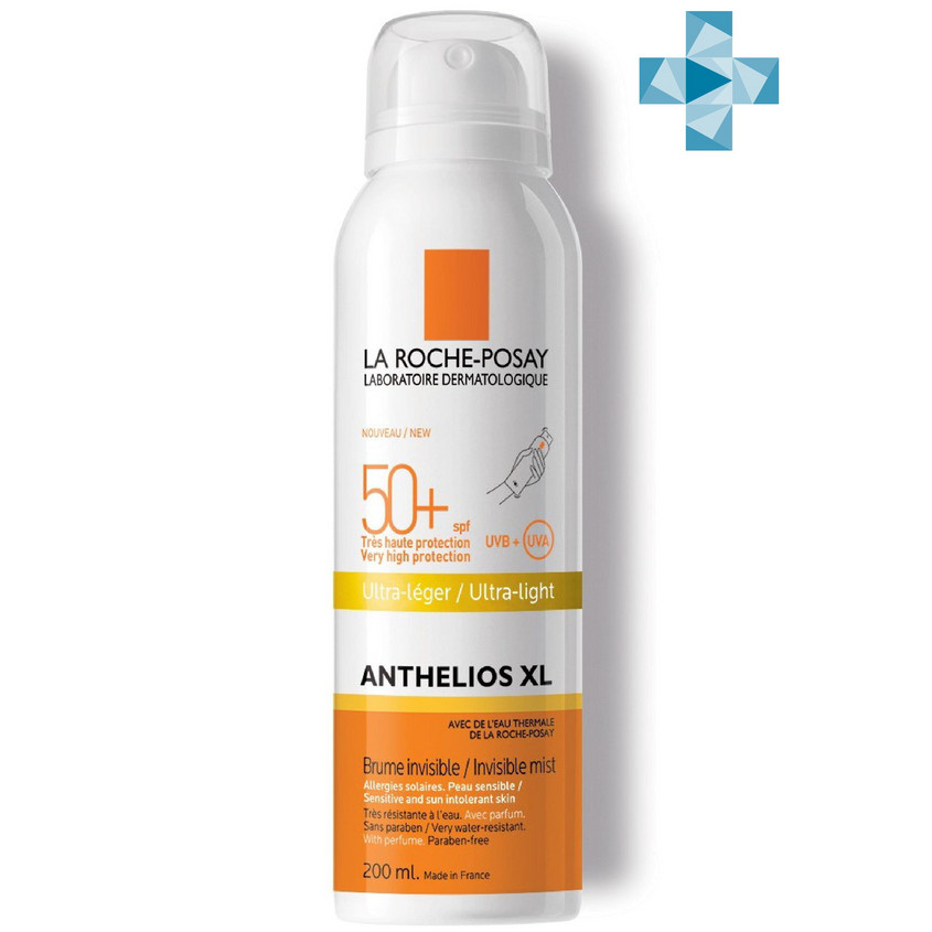 фото La roche-posay anthelios xl спрей-вуаль для лица и тела spf 50+/ppd 25