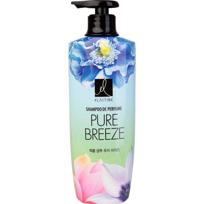 фото Elastine парфюмированный шампунь для всех типов волос perfume pure breeze