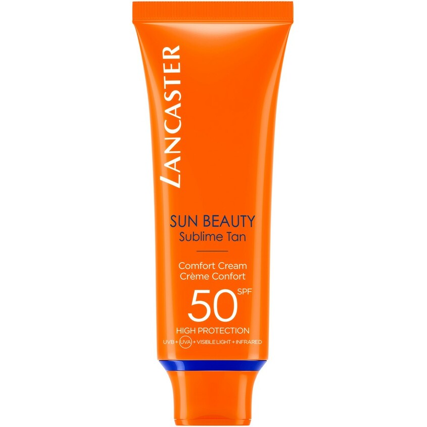 

LANCASTER Комфортный крем сияющий загар для лица Sun Beauty SPF50