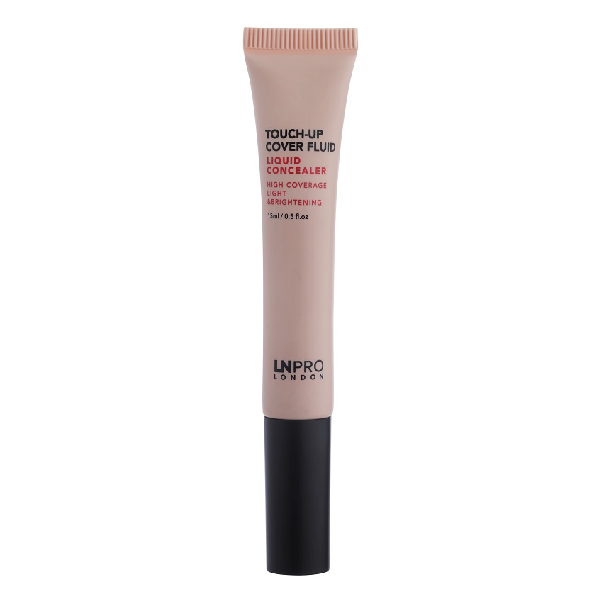 фото Ln pro консилер со светоотражающими частицами touch-up cover fluid liquid concealer