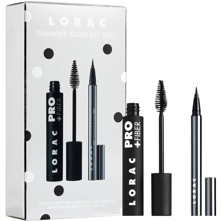 фото Набор тушь для ресниц pro plus fiber mascara и подводка для век pro liquid eyeliner lorac