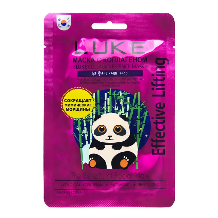 фото Luke маска с коллагеном "luke collagen essence mask"