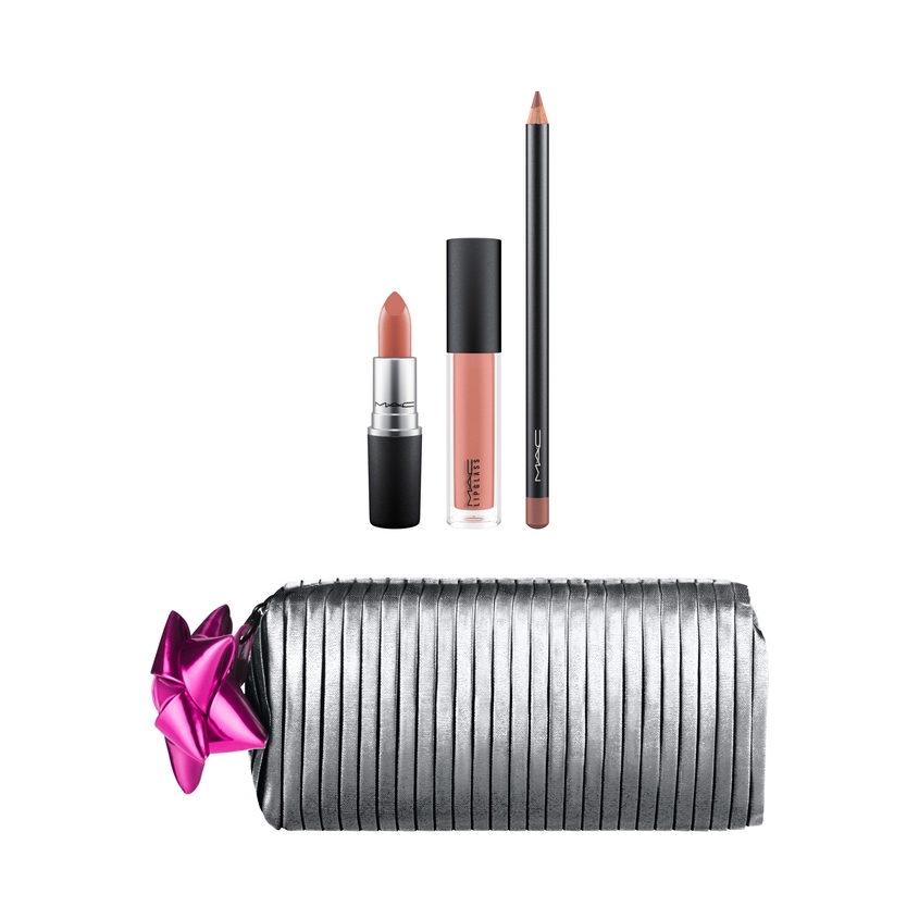 

MAC Набор для губ Shiny Pretty Things Goody Bag: Nude Lips