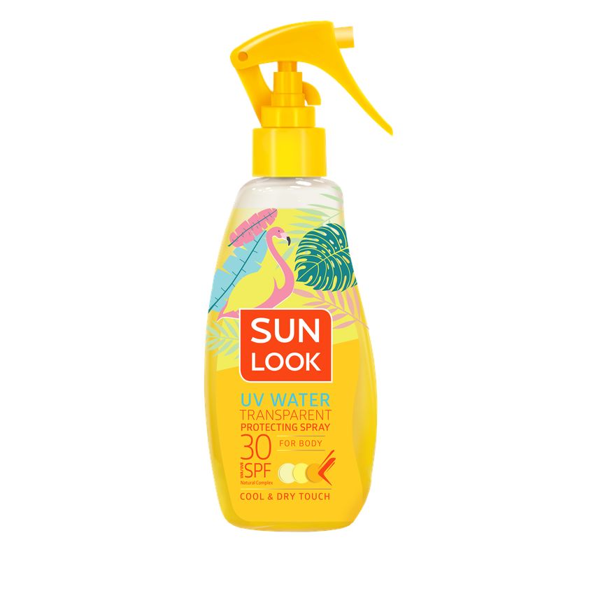 Looking sun. Sun look спрей с СПФ. Sun look солнцезащитный спрей 50 SPF. Sun look солнцезащитный крем 30. Sun look UV Water 30 SPF.