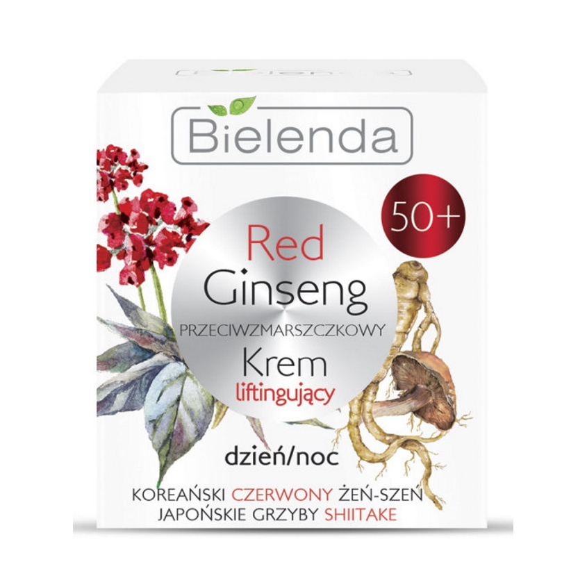 

BIELENDA крем для лица против морщин 50+ RED GINSENG