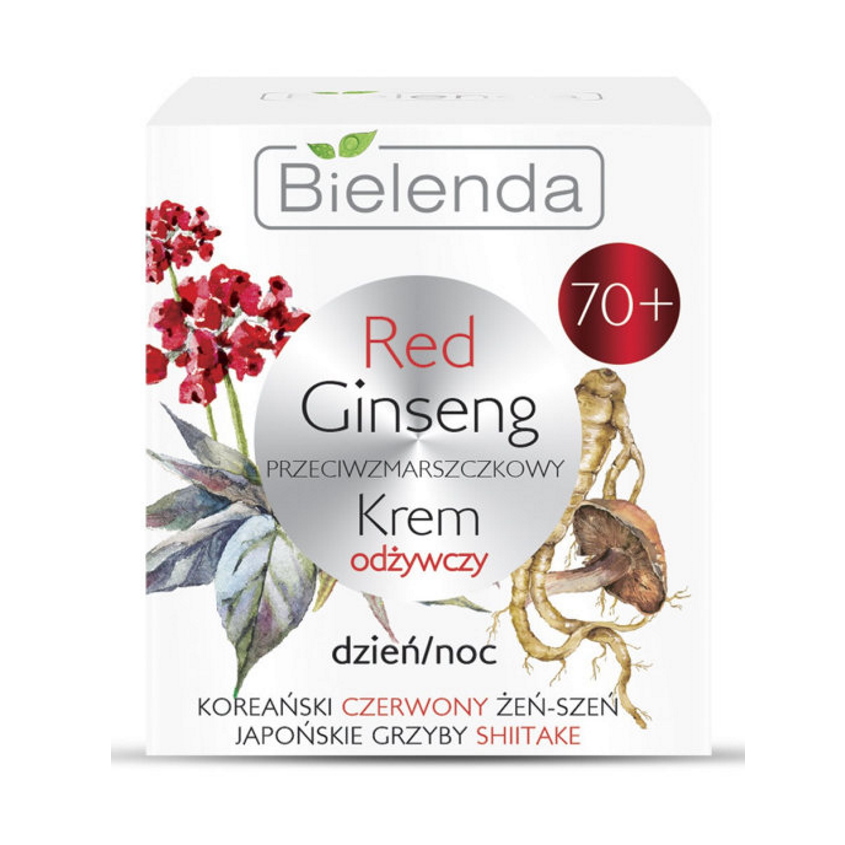 

BIELENDA крем для лица против морщин 70+ RED GINSENG