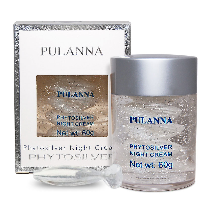 фото Pulanna ночной крем с серебром-phytosilver night cream, серия био-серебро