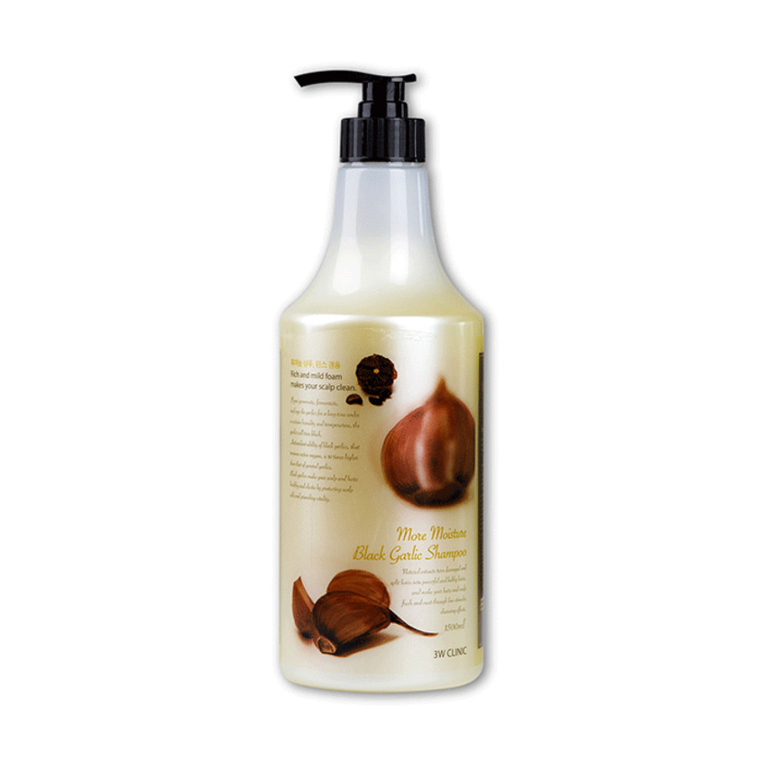 фото 3w clinic шампунь "more moisture black garlic shampoo