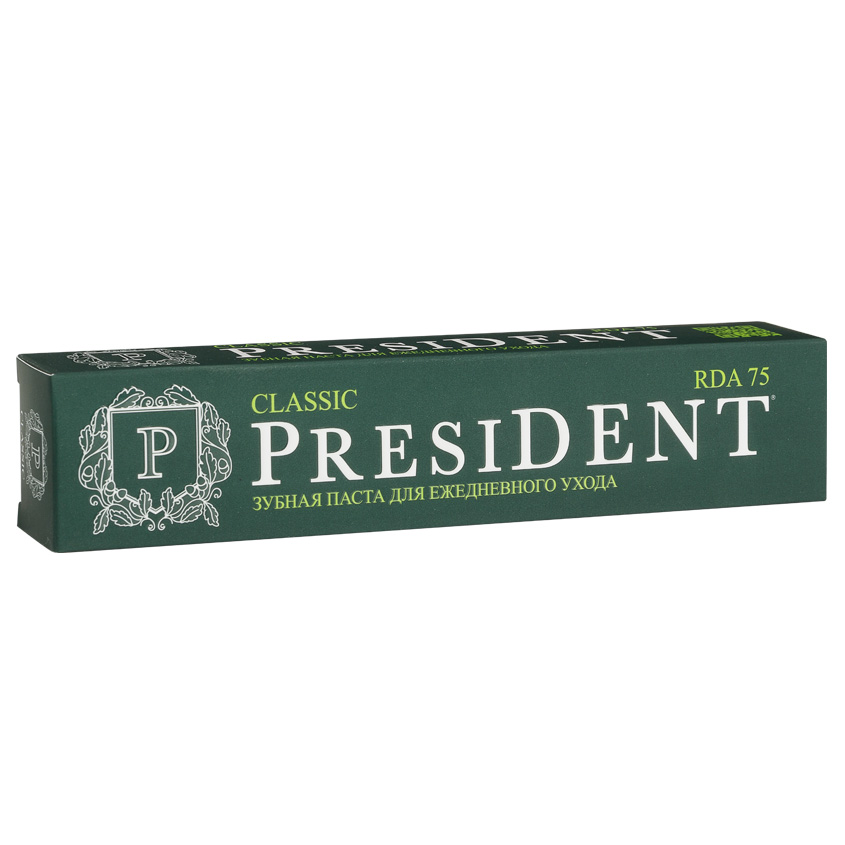 

PRESIDENT Зубная паста PRESIDENT Classic (75 RDA)