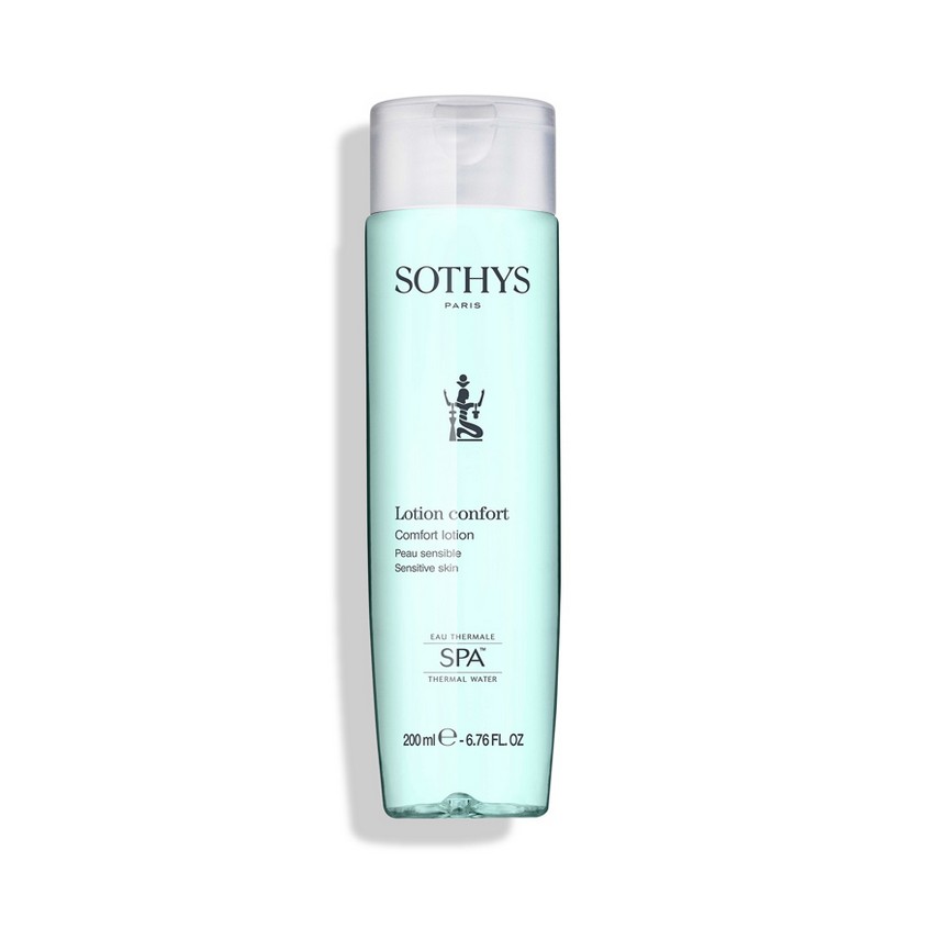 фото Sothys тоник для чувствительной кожи с экстрактом хлопка и термальной водой comfort cleansing lotion