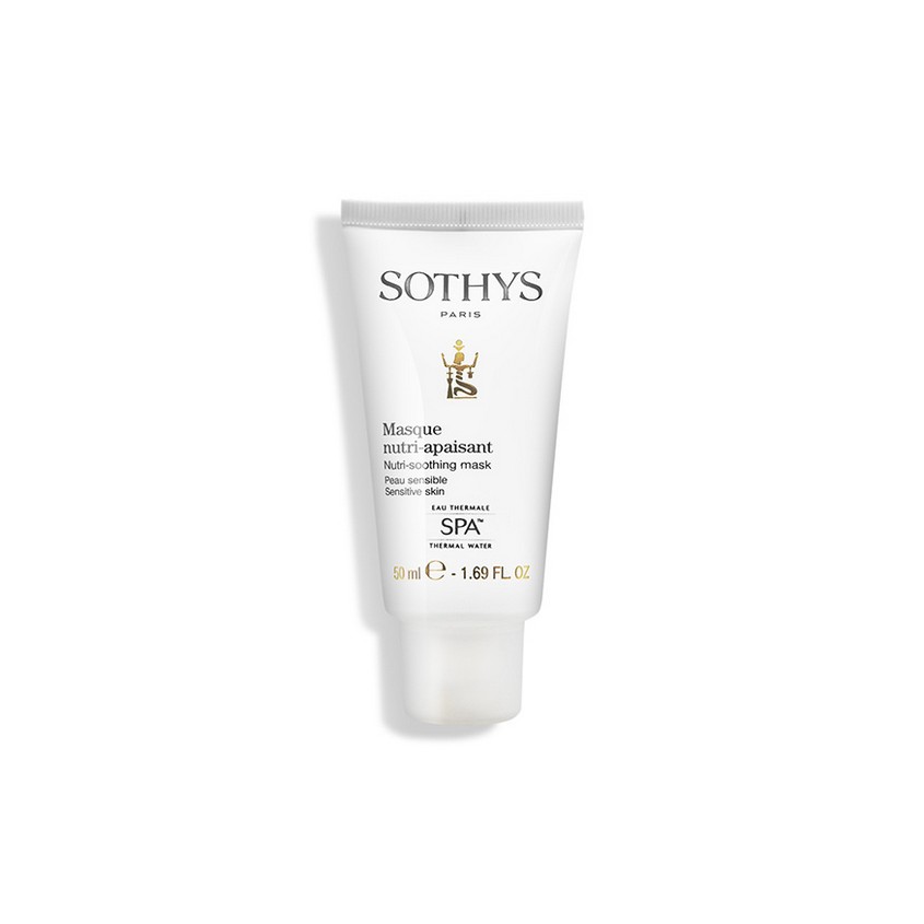 фото Sothys успокаивающая питательная sos-маска для чувствительной кожи nutri-soothing mask