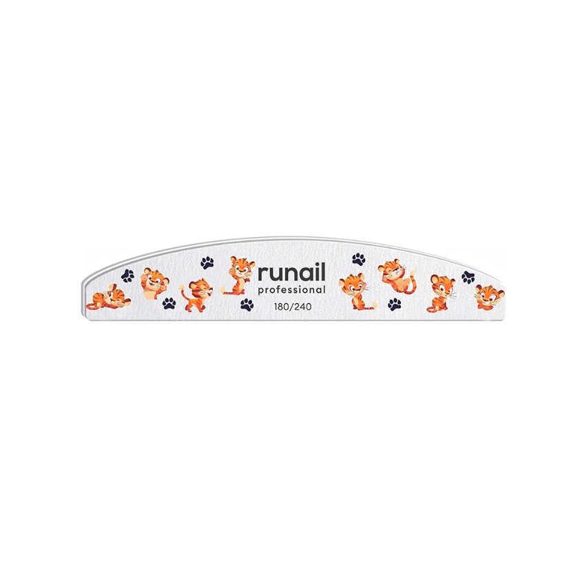 фото Профессиональная пилка для ногтей "тигры" runail professional