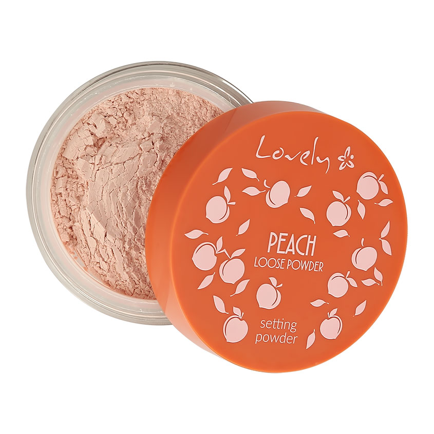 фото Lovely пудра рассыпчатая для лица peach loose powder