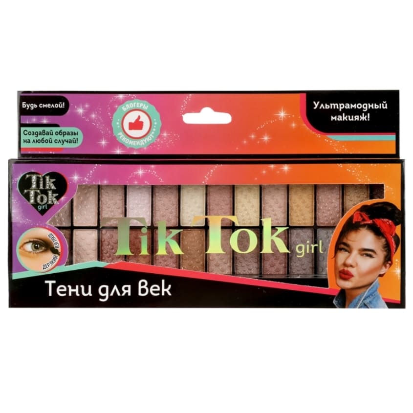 фото Tik tok girl тени для век палетка