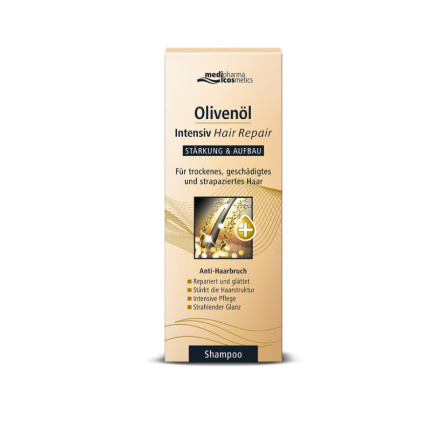 фото Medipharma cosmetics olivenol intensiv шампунь для восстановления волос