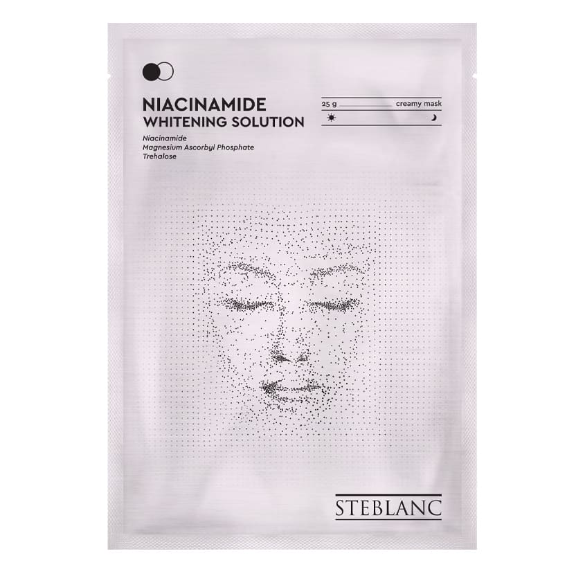 фото Тканевая маска для лица омолаживающая с ниацинамидом steblanc