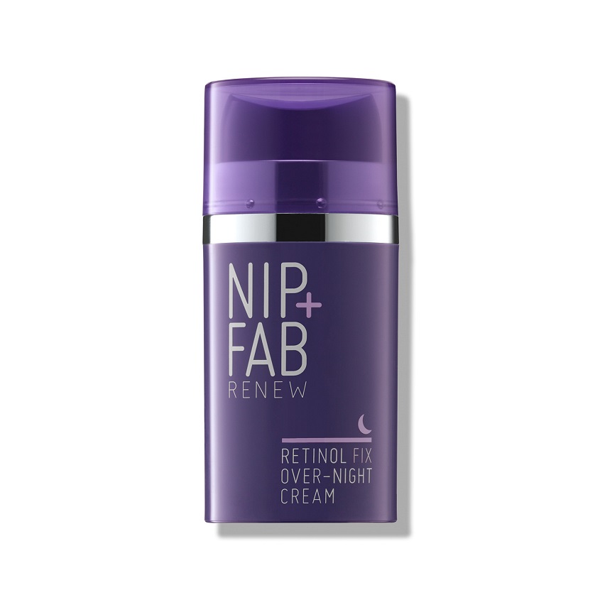 фото Nip&fab крем для лица ночной с ретинолом renew retinol fix over-night cream