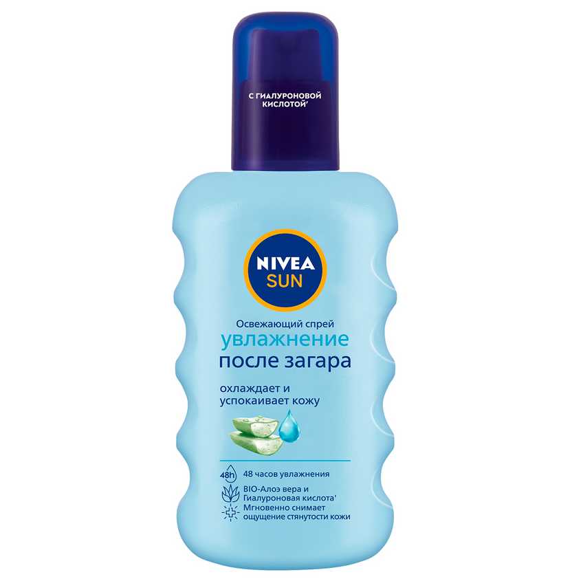 фото Nivea спрей после загара освежающий с гиалуроном