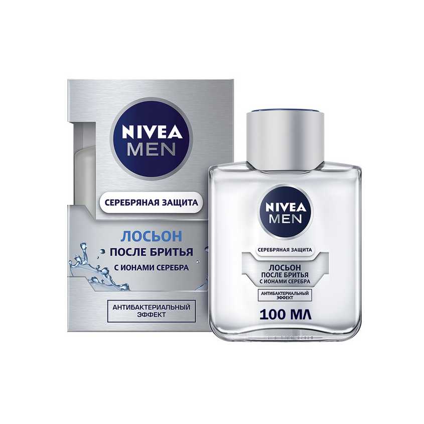 фото Nivea лосьон после бритья "серебряная защита"