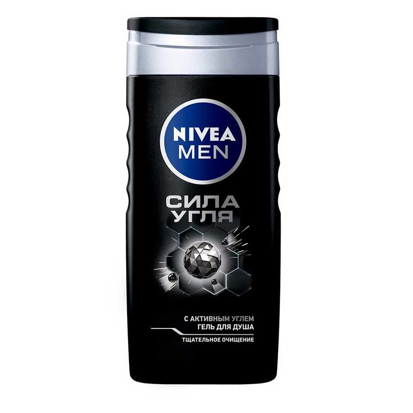 фото Nivea гель для душа для мужчин сила угля