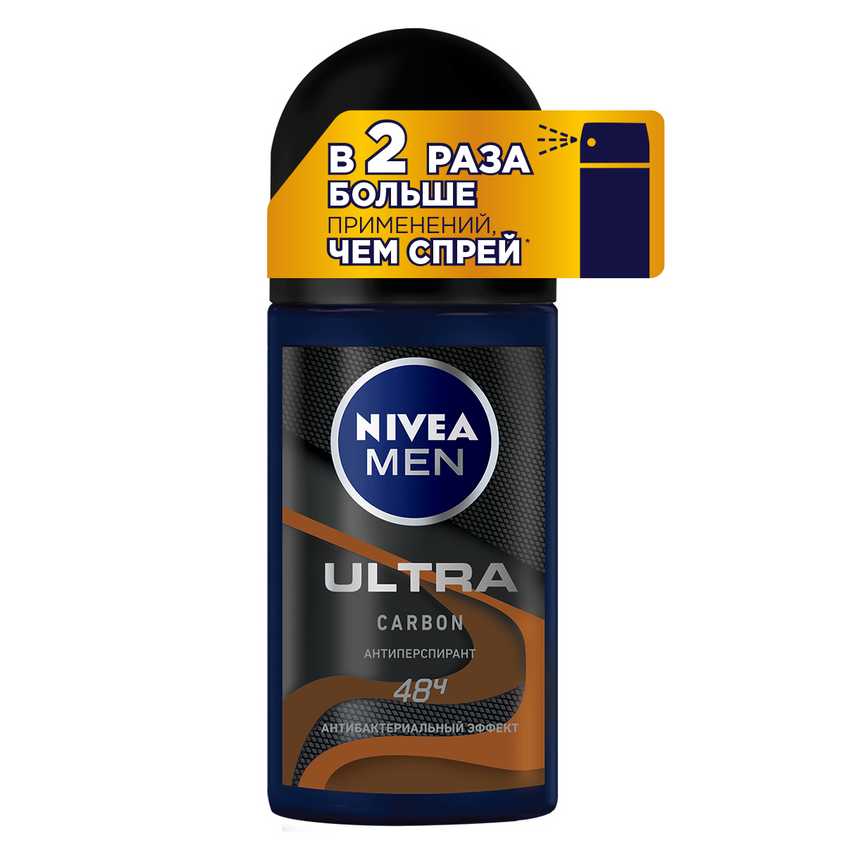 фото Nivea антиперспирант ultra carbon ролик