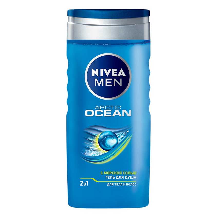 фото Nivea гель для душа 2в1 "ocean" для тела и волос