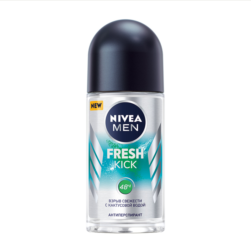 фото Nivea антиперспирант шариковый "fresh kick" для мужчин