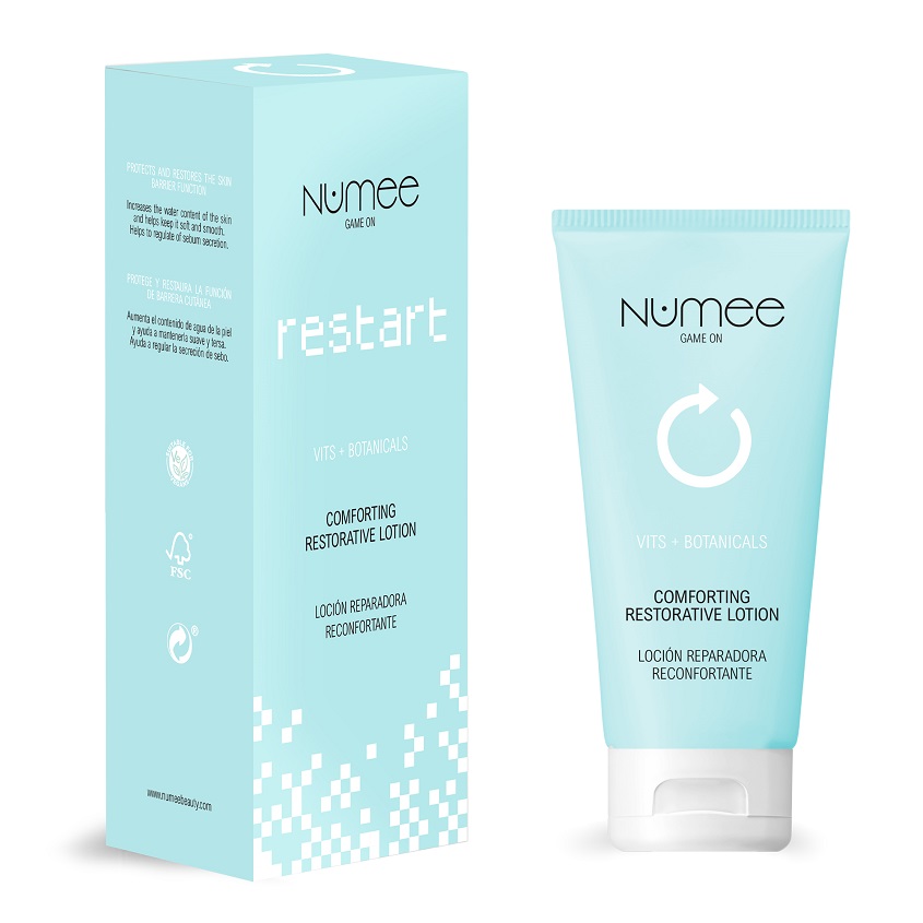 фото Numee лосьон для лица восстанавливающий restart comforting restorative lotion