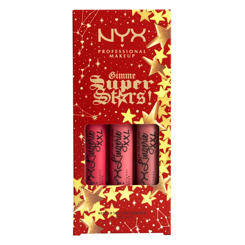 фото Nyx professional makeup набор жидких помад lip lingerie xxl trio warm berries