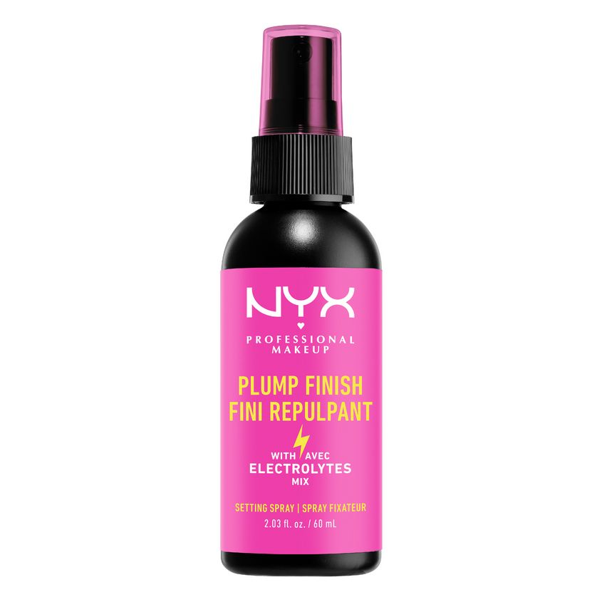 фото Nyx professional makeup увлажняющий спрей для фиксации макияжа с электролитами "plump finish setting spray"