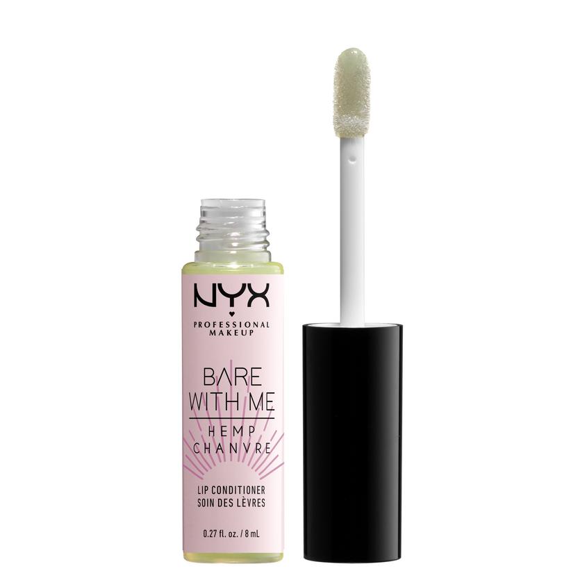 фото Nyx professional makeup бальзам-уход для губ с маслом семян конопли bare with me lip conditioner