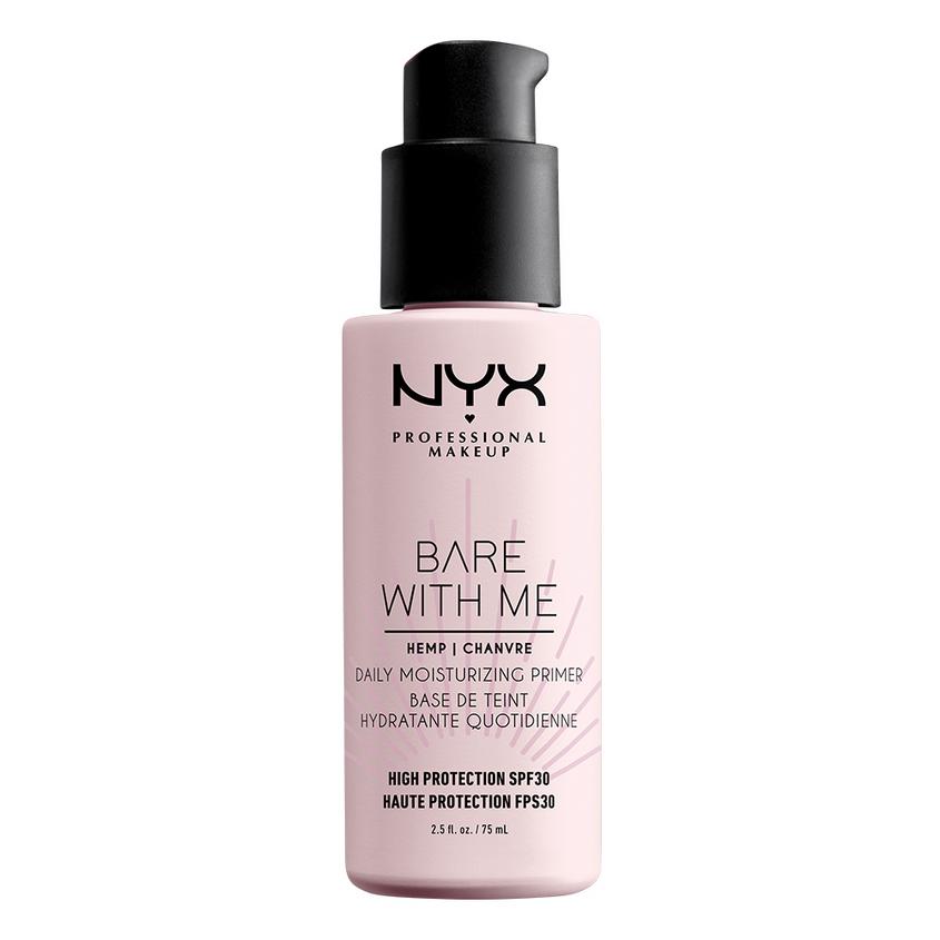 фото Nyx professional makeup праймер-уход с spf 30 с маслом семян конопли bare with me spf 30 daily protecting primer