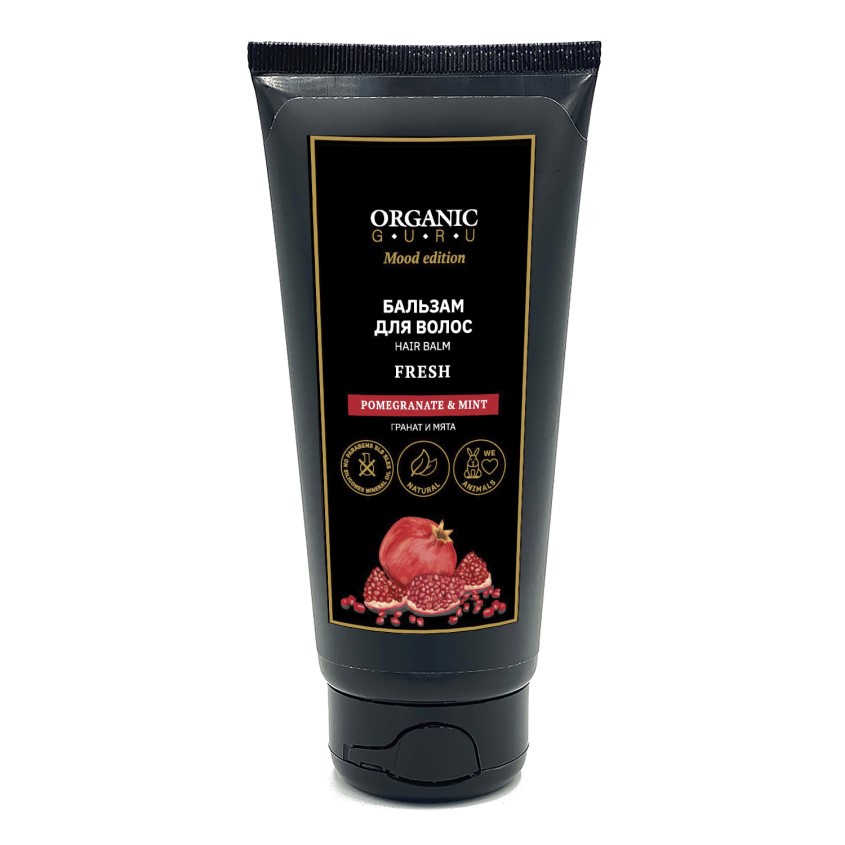 фото Бальзам для волос гранат и мята pomegranate & mint organic guru