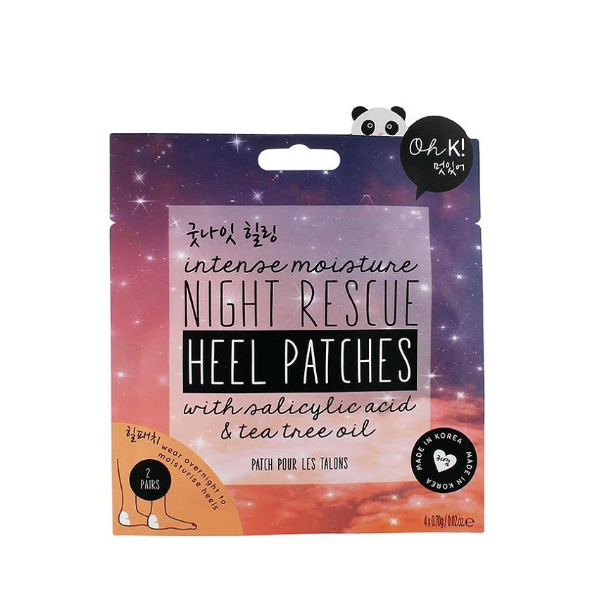 

OH K Патчи для пяток ночные восстанавливающие Night Rescue Heel Patches