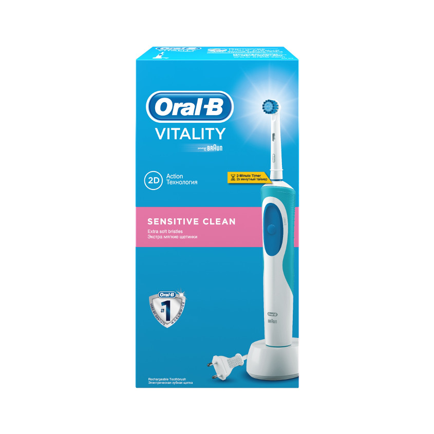 

ORAL-B Электрическая зубная щетка Vitality D12.513S Sensitive Clean (тип 3709)