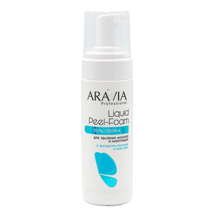 фото Aravia professional гель-пенка для удаления мозолей и натоптышей liquid peel-foam