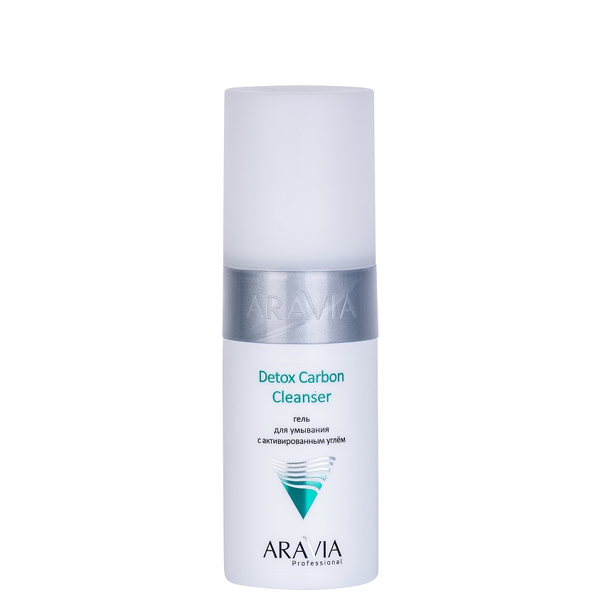 фото Aravia professional гель для умывания с активированным углём detox carbon cleanser