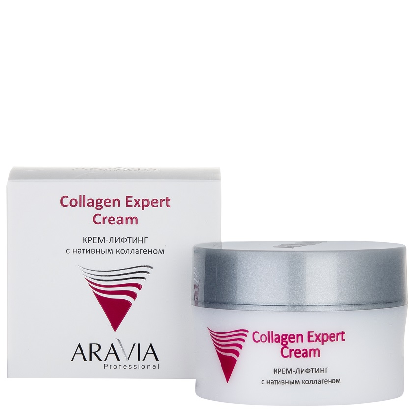 фото Aravia professional крем-лифтинг с нативным коллагеном collagen expert cream