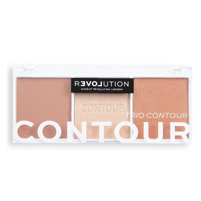 фото Relove revolution палетка для контуринга лица colour play contour trio