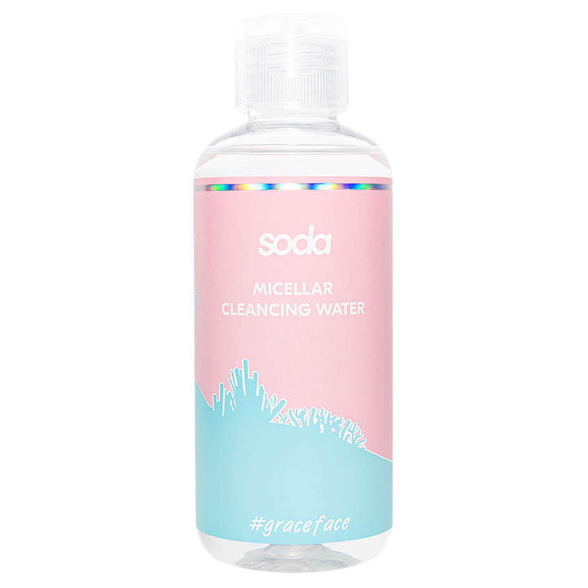 фото Мицеллярная вода для снятия макияжа micellar cleancing water #graceface soda