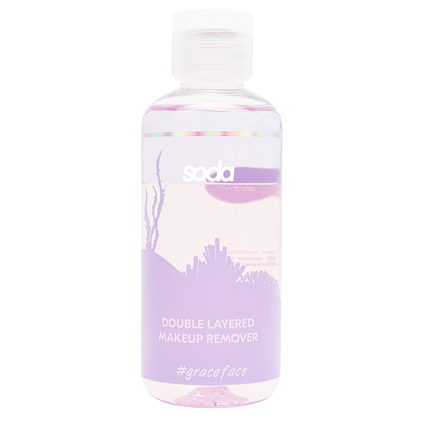 фото Soda двухфазное средство для снятия макияжа double layered makeup remover #graceface