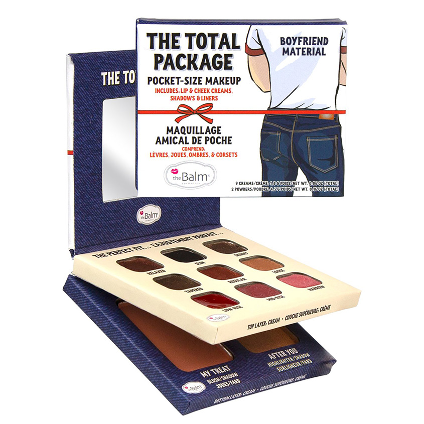 

THEBALM Палетка для лица THE TOTAL PACKAGE Бойфренд Материал