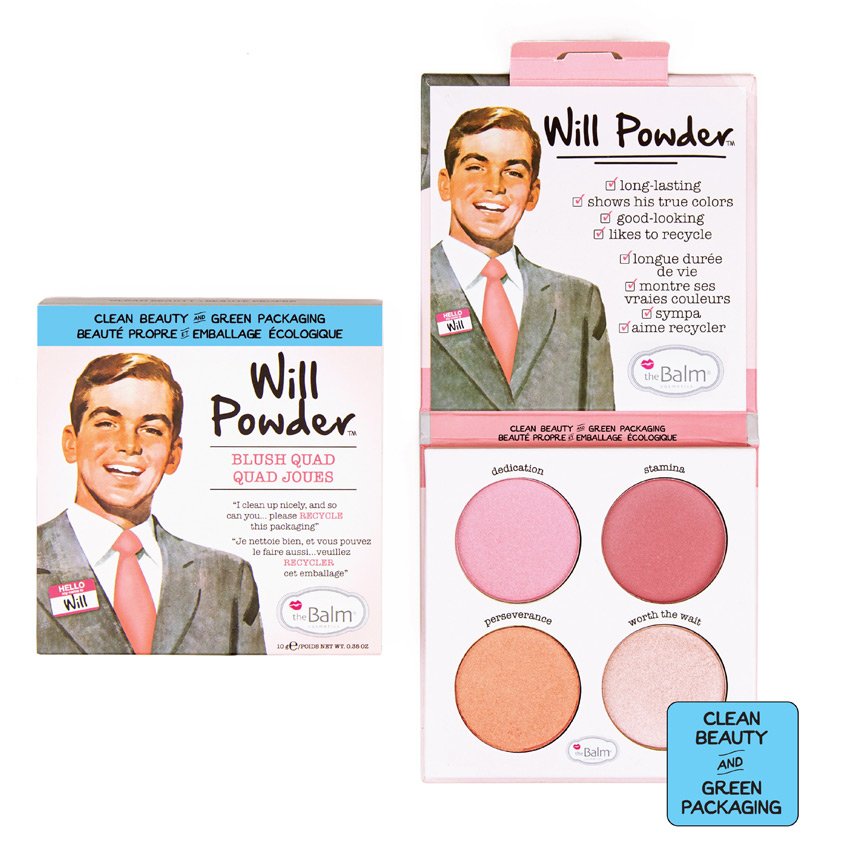 фото Thebalm палетка румян для лица will powder