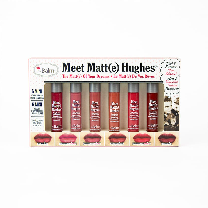 фото Thebalm набор матовых жидких помад meet matt(e) hughes vol. 12