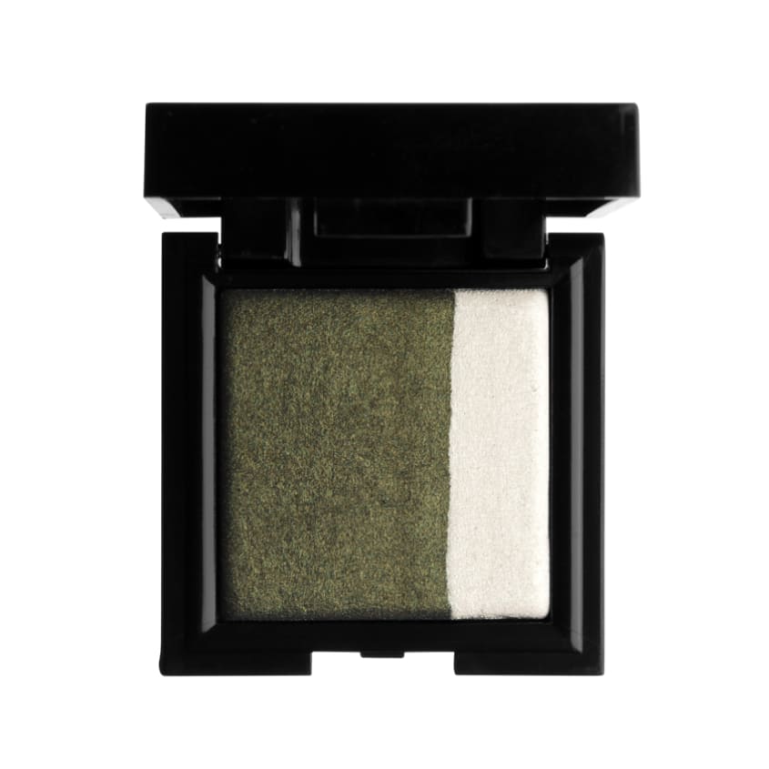 фото Запеченные двойные тени для сухого и влажного нанесения hidden black duo eyeshadow nouba