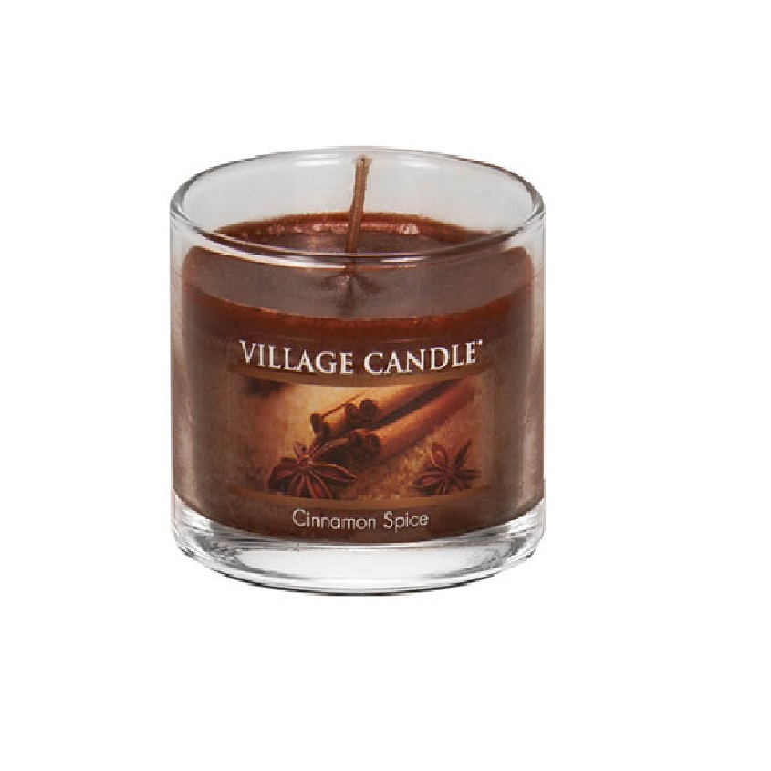 фото Village candle ароматическая свеча "cinnamon spice", стакан, маленькая