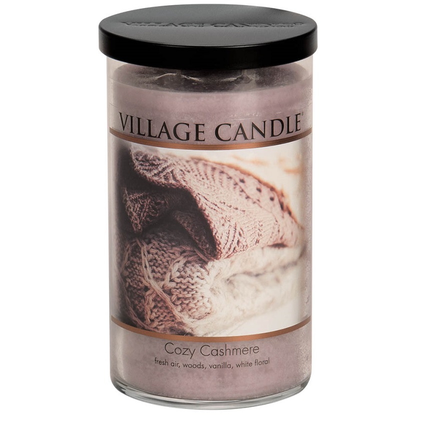 фото Village candle ароматическая свеча "cozy cashmere",стакан, большая